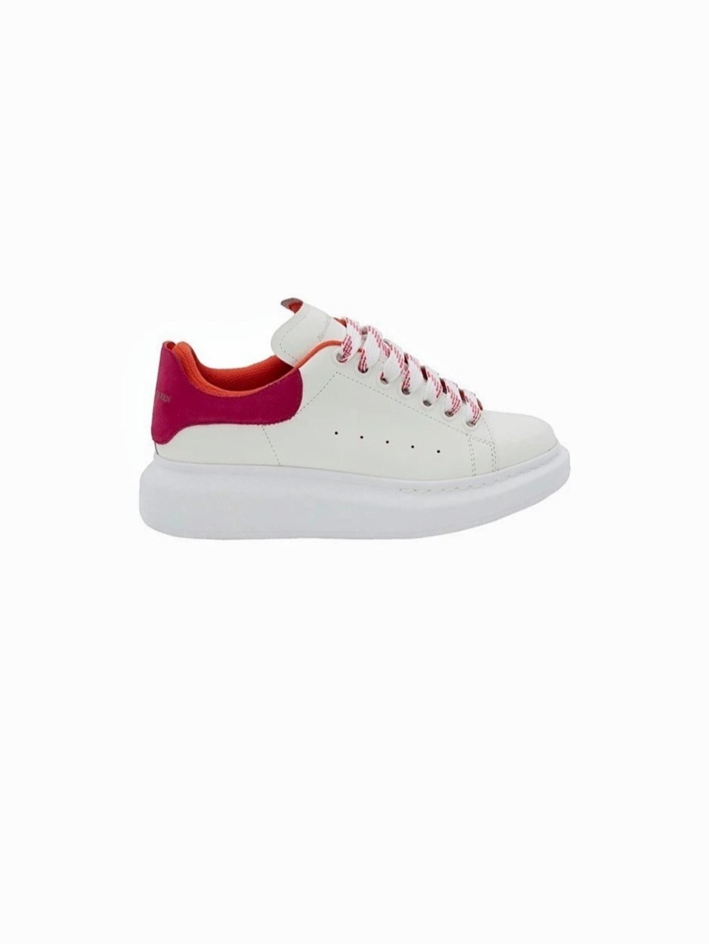 Alexander McQueen Oversized Sneaker White & Pink Sneakers